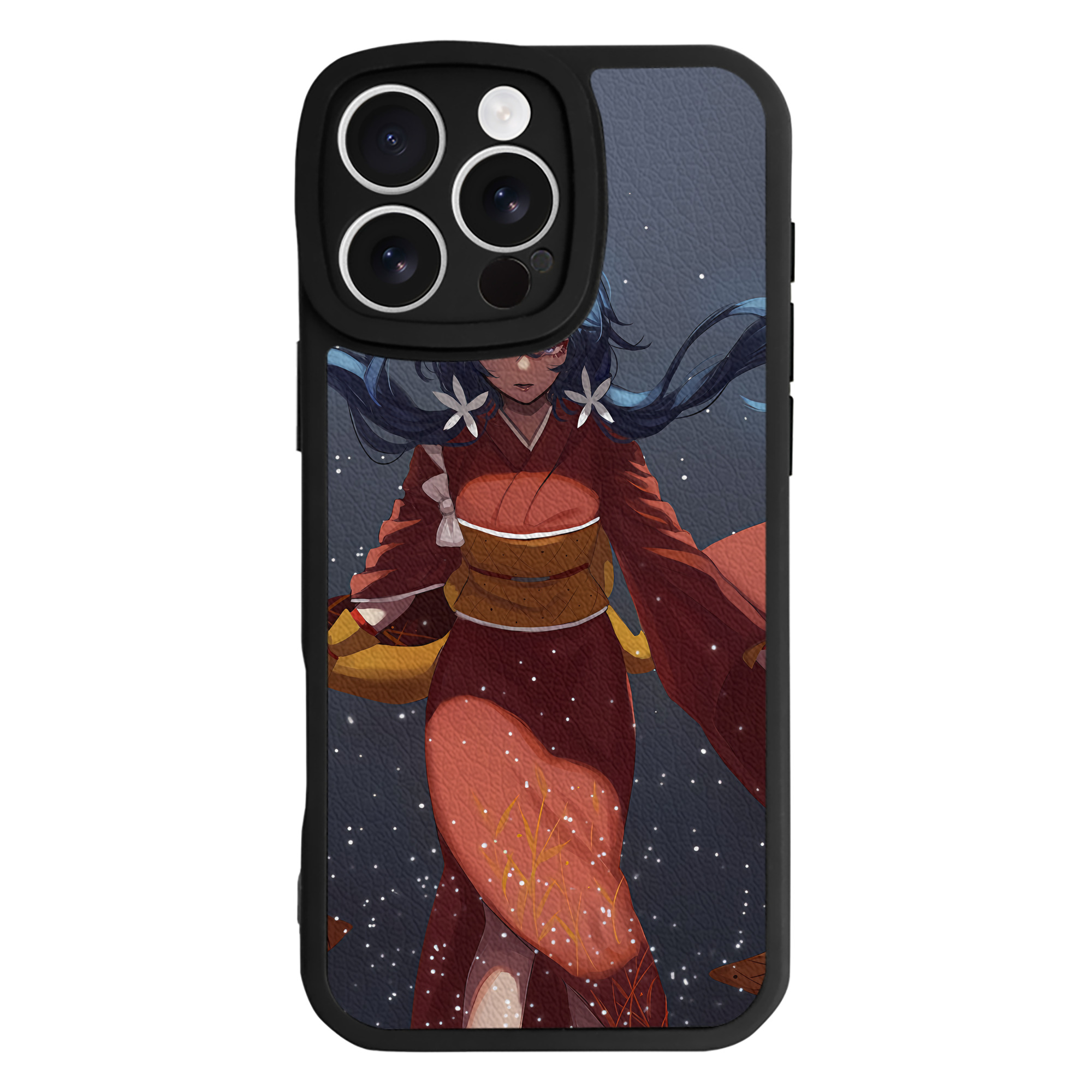 （画像用） 文豪ストレイドッグス Bungo Stray Dogs 【iPhone 16シリーズ対応】シリコンスマホケース（レザー調） 材質：シリコン